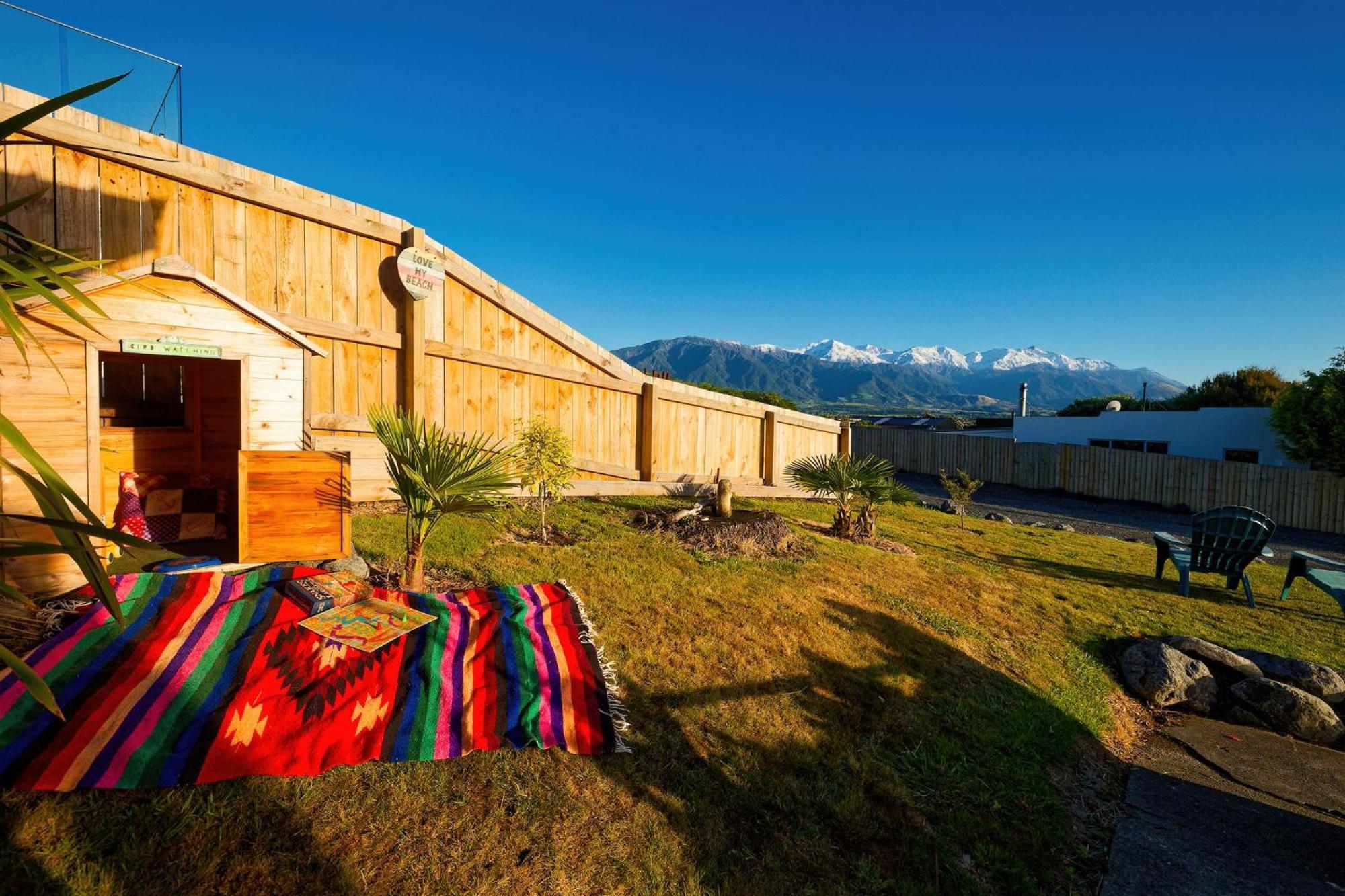 Five Palms Villa Kaikoura Exteriör bild